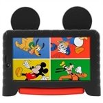 Tablet Multilaser Mickey Mouse Plus, Preto, Tela 7', Wi-Fi, Android, 2Mp e 16GB