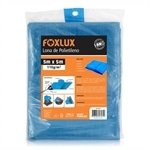 Lona Plástica Azul Foxlux com Ilhos Cantos Reforçados 5mx5m