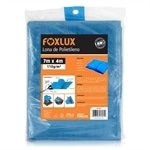 Lona Plástica Azul Foxlux com Ilhos Cantos Reforçados 7mx4m