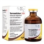 Terramicina LA Solução Injetável  20 ml - Antibiótico Oxitetraciclina - 1 unidade