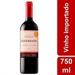 Vinho Tinto Chileno Cabernet Sauvignon Concha Y Toro Reservado 750 ml