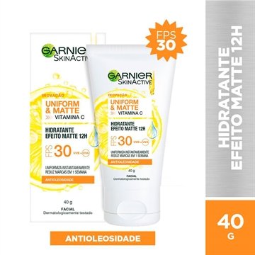 Hidratante Facial Garnier com Vitamina C Efeito Matte FPS30 40g