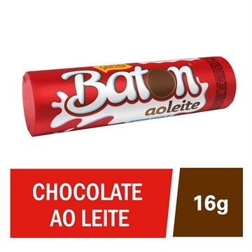 Chocolate Baton ao Leite Embalagem com 30 Unidades