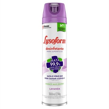 Desinfetante Lysoform Aerosol Lavanda 360ml é boa?