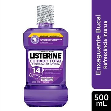 Antisséptico Bucal Listerine Cuidado Total, 500ml é boa?