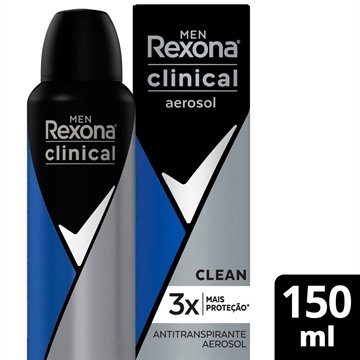 Desodorante Rexona Aerosol Men Clinical Clean 150ml é boa?