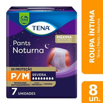 Fralda Descartável Geriátrica/Adulto Tena Pants Noturna Roupa Íntima Tamanho P/M - 8 Pacotes com 7 Tiras é ruim? Fralda Descartável Geriátrica/Adulto Tena Pants Noturna Roupa Íntima Tamanho P/M - 8 Pacotes com 7 Tiras é boa?