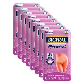 Fralda Descartável Geriátrica/Adulto Bigfral Moviment Feminino Tamanho G/XG 8 Pacotes com 7 Tiras é boa?