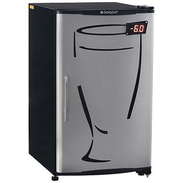 Geladeira/refrigerador 112 Litros 1 Portas Inox - Gelopar - 110v - Grba120