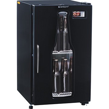 Geladeira/refrigerador 112 Litros 1 Portas Preto - Gelopar - 220v - Grba120pr