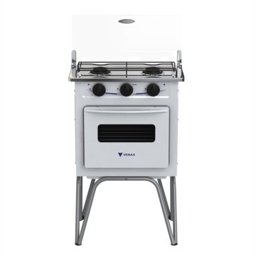 Fogão de Piso Venax 2 Bocas Gemini Gás GLP Portátil Tampa de Vidro Branco é boa?