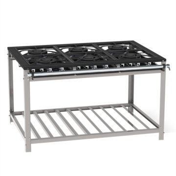 Fogão 6 Bocas Venax Industrial Inox - Fi 640