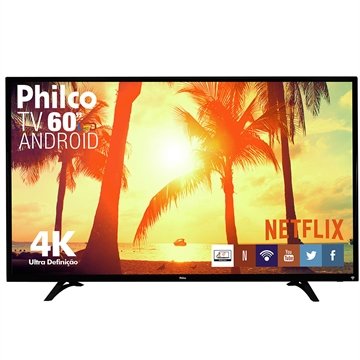 Tv 60" Led Philco 4k - Ultra Hd Smart - Ph60d16dsgwn