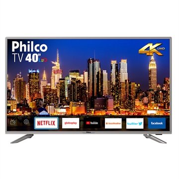 Tv 40" Led Philco 4k - Ultra Hd Smart - Ptv40g50sns