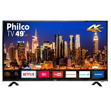 Tv 49" Led Philco 4k - Ultra Hd Smart - Ptv49f68dswn