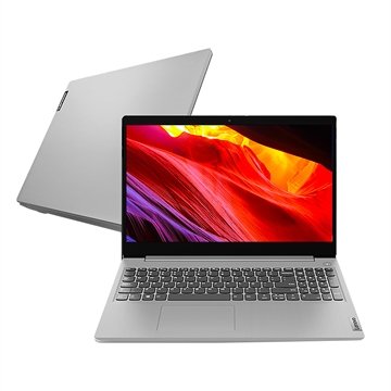 Notebook Lenovo IdeaPad 3i, Tela de 15,6", Intel Celeron, HD 500GB, 4GB RAM, Linux, Prata