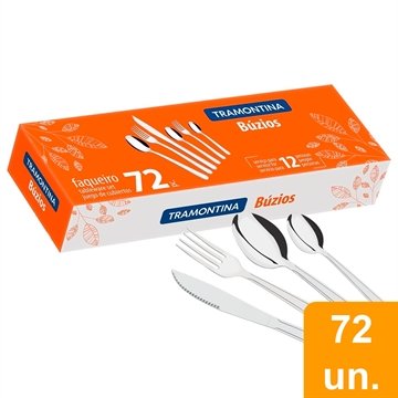Faqueiro Tramontina Inox Búzios 72 Peças é boa?