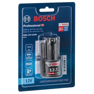Bateria de Ions de Litio Bosch GBA 12V 2,0AH