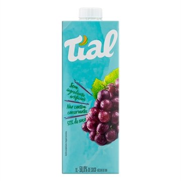 Suco Tial Nectar Uva 1L - Embalagem com 12 Unidades é ruim? Suco Tial Nectar Uva 1L - Embalagem com 12 Unidades é boa?