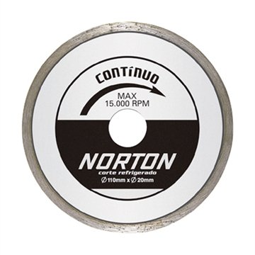 Disco Norton Diamantado Contínuo Pro 4,5P 110Mm F20