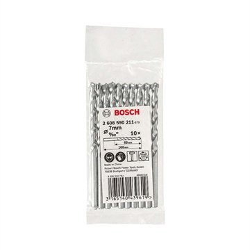 Broca Concreto Bosch Impact 7mm - Embalagem com 10 Unidades