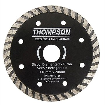 Disco Thompson Diamantado Turbo 110x20mm