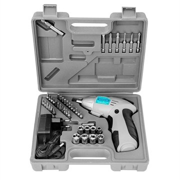 Parafusadeira a Bateria com Maleta 3,6V Bivolt + Kit 46 Peças - Tramontina é boa?