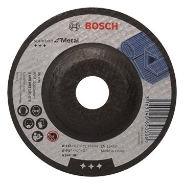 Disco Desbaste Bosch 4 1/2P 115x6,0x22,23 Metal/Aço