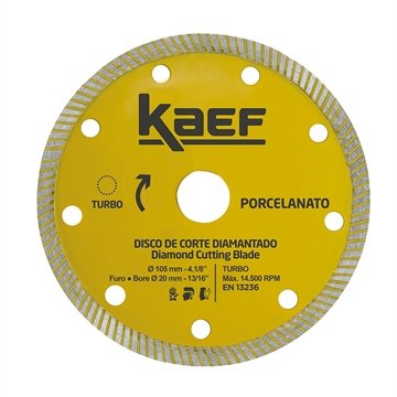 Disco Diamantado Porcelanato Kaef 105x20mm