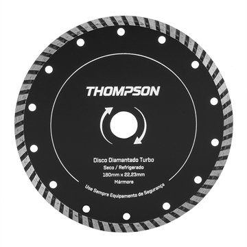 Disco Diamantado Thompson Turbo, 180mm, 7 Polegadas