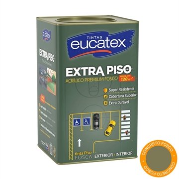Tinta para Piso Eucatex Extra Piso Acrílico Premium Concreto Fosco 18L é boa?