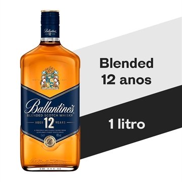 Whisky 12 anos Ballantine's 1 Litro