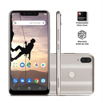 Smartphone Multilaser MS80X 4G Android 8.1 Qualcomm 4GB RAM e 64GB Tela  6,2\