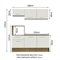 Armário de Cozinha Compacta Madesa Onix 180001 com Balcão - Rustic/Branco